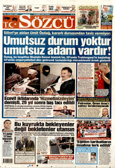 SÖZCÜ 16 Şubat 2025 gazete manşeti