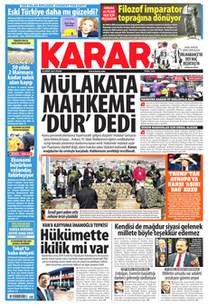 KARAR 16 Şubat 2025 gazete manşeti