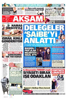 AKŞAM 16 Şubat 2025 gazete manşeti