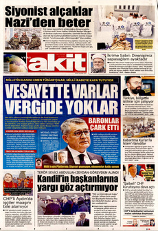 YENİ AKİT 16 Şubat 2025 gazete manşeti