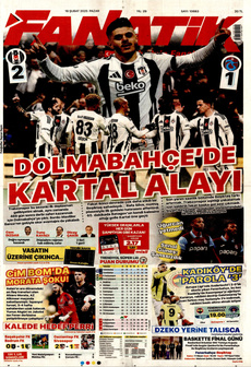 FANATİK 16 Şubat 2025 gazete manşeti