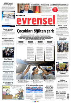 EVRENSEL 16 Şubat 2025 gazete manşeti
