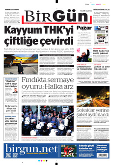 BİRGÜN 16 Şubat 2025 gazete manşeti