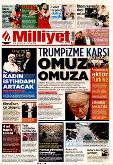 MİLLİYET 18 Şubat 2025 gazete manşeti