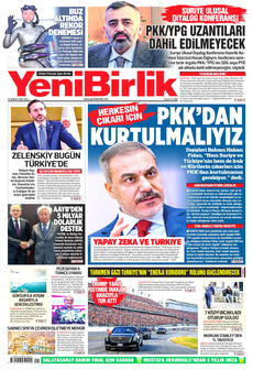 YENİBİRLİK 18 Şubat 2025 gazete manşeti