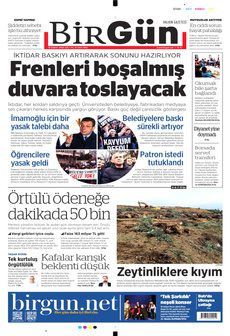 BİRGÜN 18 Şubat 2025 gazete manşeti