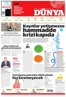 DÜNYA 18 Şubat 2025 gazete manşeti