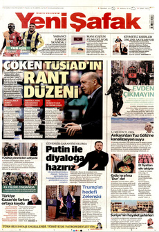 YENİ ŞAFAK 20 Şubat 2025 gazete manşeti