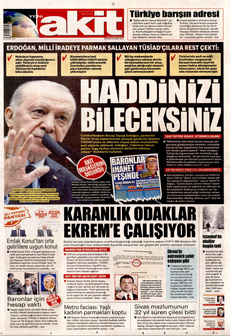YENİ AKİT 20 Şubat 2025 gazete manşeti