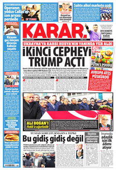 KARAR 21 Şubat 2025 gazete manşeti