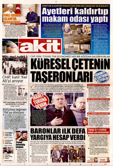 YENİ AKİT 21 Şubat 2025 gazete manşeti
