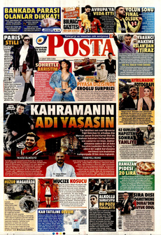 POSTA 21 Şubat 2025 gazete manşeti