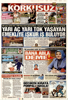 KORKUSUZ 21 Şubat 2025 gazete manşeti