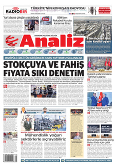 ANALİZ 21 Şubat 2025 gazete manşeti