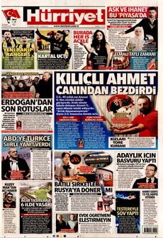 HÜRRİYET 22 Şubat 2025 gazete manşeti