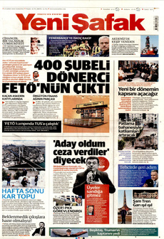 YENİ ŞAFAK 22 Şubat 2025 gazete manşeti