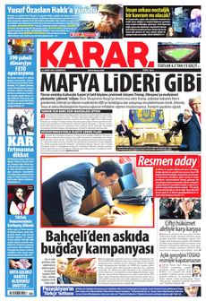KARAR 22 Şubat 2025 gazete manşeti
