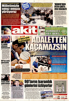 YENİ AKİT 22 Şubat 2025 gazete manşeti