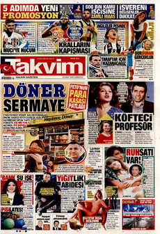 TAKVİM 22 Şubat 2025 gazete manşeti