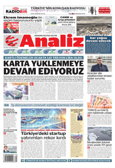 ANALİZ 22 Şubat 2025 gazete manşeti