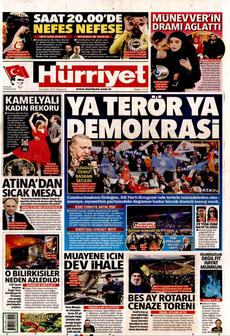 HÜRRİYET 24 Şubat 2025 gazete manşeti