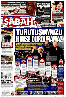 SABAH 24 Şubat 2025 gazete manşeti