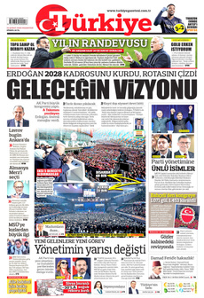 TÜRKİYE GAZETESİ 24 Şubat 2025 gazete manşeti