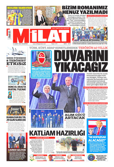 MİLAT 24 Şubat 2025 gazete manşeti