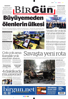 BİRGÜN 24 Şubat 2025 gazete manşeti