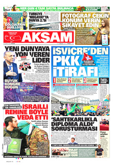 AKŞAM 23 Şubat 2025 gazete manşeti