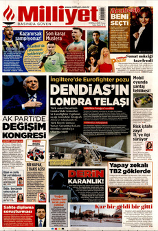 MİLLİYET 23 Şubat 2025 gazete manşeti