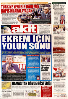 YENİ AKİT 23 Şubat 2025 gazete manşeti
