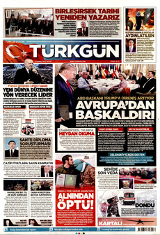 TÜRKGÜN 23 Şubat 2025 gazete manşeti