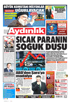 AYDINLIK GAZETESİ 23 Şubat 2025 gazete manşeti