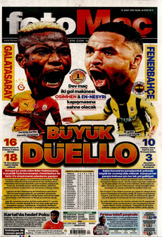 FOTOMAÇ 23 Şubat 2025 gazete manşeti