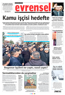 EVRENSEL 23 Şubat 2025 gazete manşeti