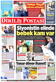 DİRİLİŞ POSTASI 23 Şubat 2025 gazete manşeti