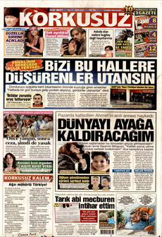 KORKUSUZ 23 Şubat 2025 gazete manşeti