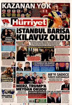 HÜRRİYET 25 Şubat 2025 gazete manşeti