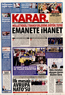 KARAR 25 Şubat 2025 gazete manşeti