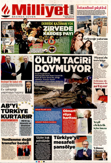 MİLLİYET 25 Şubat 2025 gazete manşeti