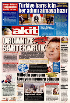 YENİ AKİT 25 Şubat 2025 gazete manşeti