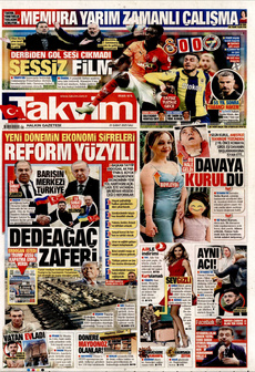 TAKVİM 25 Şubat 2025 gazete manşeti
