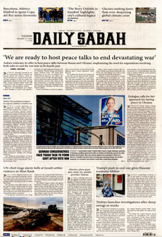 DAİLY SABAH 25 Şubat 2025 gazete manşeti