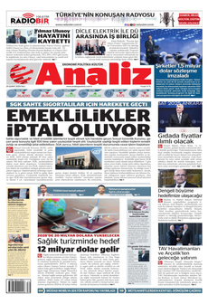 ANALİZ 25 Şubat 2025 gazete manşeti