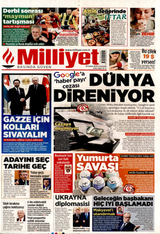 MİLLİYET 26 Şubat 2025 gazete manşeti