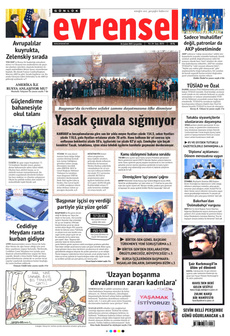 EVRENSEL 26 Şubat 2025 gazete manşeti