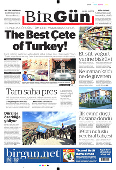 BİRGÜN 26 Şubat 2025 gazete manşeti