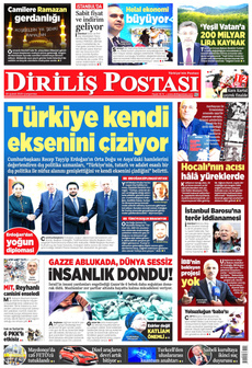 DİRİLİŞ POSTASI 26 Şubat 2025 gazete manşeti