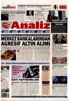 ANALİZ 26 Şubat 2025 gazete manşeti